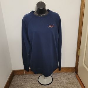 Ron Jon Women's Navy Blue Crewneck Sweater - Size (M) - Excellent Condition